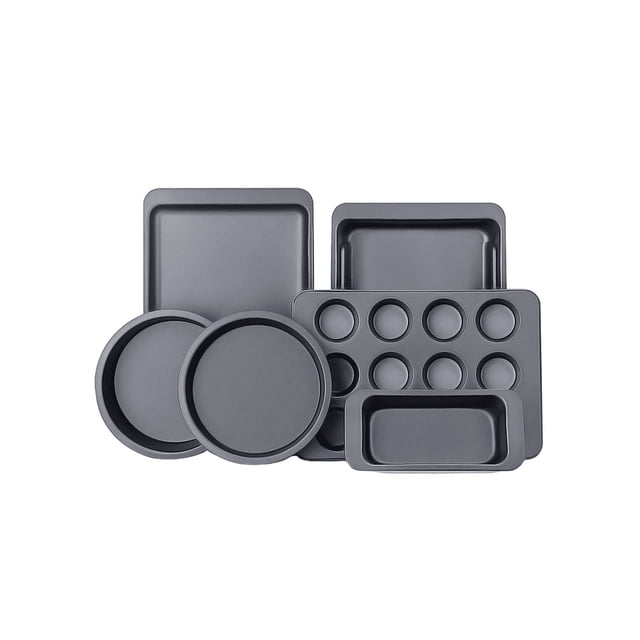 Moldes para Hornear Bluelander 6 Piezas Utensilios de Cocina Antiadherente de Acero al Carbono