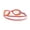 Clear Lens / Pink Blue Strap, variant on Sporti Ripple Racer Junior Swim Goggles, Anti-Fog UV, Shatter-Resistant, Medium Profile, Quick Fit