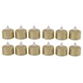 thumbnail image 4 of Tea Light, Environmentally Friendly Lifelike Flameless LED Candle Light Battery Operated  For Party For Christmas Gold, 4 of 8
