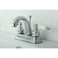 thumbnail image 2 of Kingston Brass Restoration Two Handle 4" Centerset Lavatory Faucet with Retail Pop-up, 2 of 5