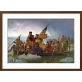 thumbnail image 2 of Art.com Washington Crossing the Delaware River, 25th December 1776, 1851 (Copy of an Original Painted inâ€¦ Giclee Print by Emanuel Leutze, Brown Frame Wall Art, 29" x 21", 2 of 4