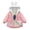 Pink A (Girls'), variant on Baby Toddler Winter Coats Fleece Jacket for Girls Boys Thickening Snowsuit Girls Boys Hooded Cotton Jacket Warm Outerwear Clothes for Kids 1- 8T