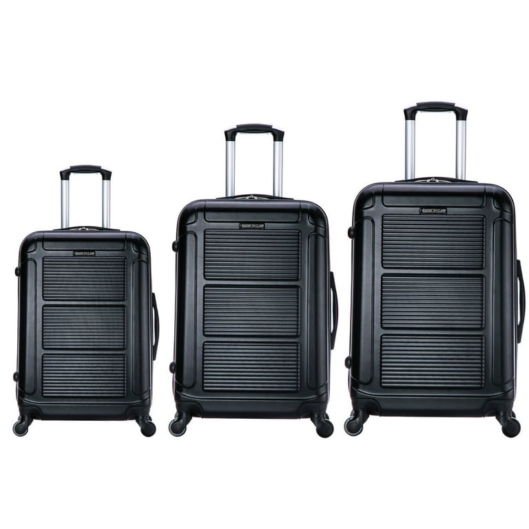 InUSA Pilot 3-Piece Hardside Luggage Sets with Spinner Wheels