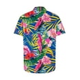 thumbnail image 5 of Awdenio Mens T-shirts Summer Beach Casual Short Sleeve Button Down Shirts Printed Tropical Vacation Shirts, 5 of 5