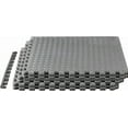 thumbnail image 1 of EVA Interlocking Mats Puzzle Floor Tiles Foam Floor Padding with Border for Furniture Home Space Living Room Garage - And . m, 1 of 6