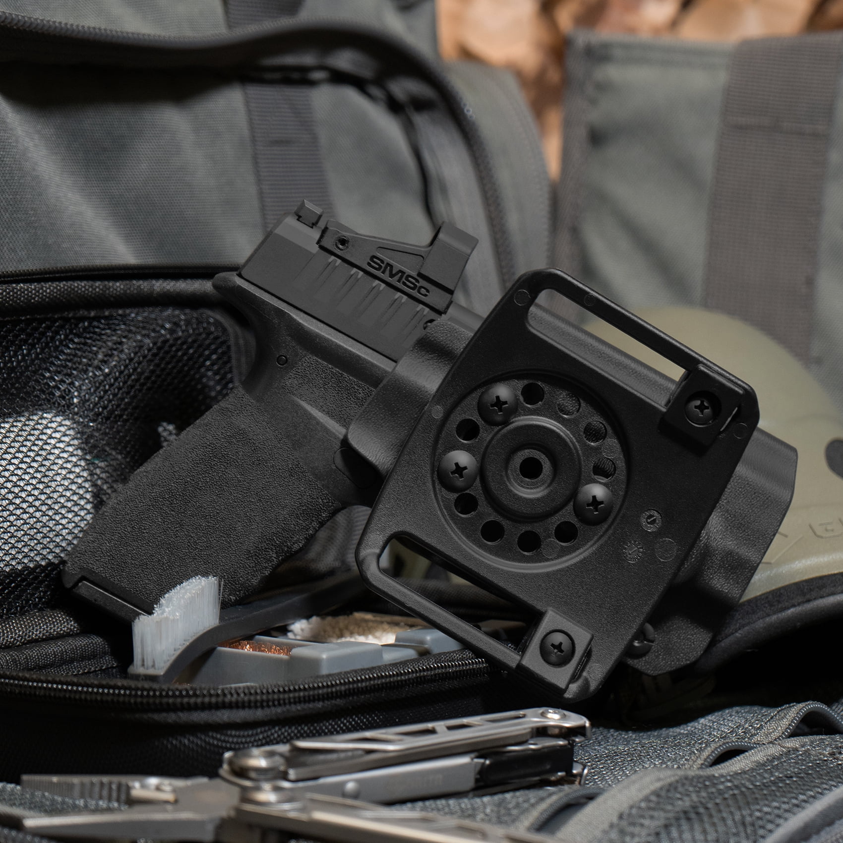 GRITR OWB Kydex Left Hand Gun Holster for Springfield Armory Hellcat