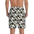 thumbnail image 3 of Kdxio Sea ​​Urchin Print Mens Sleep Shorts Bottoms Soft Comfy Pajama Wear Pants with Drawstring Pockets, 3 of 7