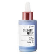 Valjean Labs Overnight Repair Facial Oil  Retinol and Blue Tansy - Helps to Even Skintone, Calm and Soothe Redness - Cruelty Free, Vegan(1.83 oz)