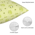 thumbnail image 3 of Pofeuu Cute Frog3 Print Double-sided plush pillowcase Square Throw Pillow Covers Pillows Cover for Living Room Bedroom Sofa Couch Cushion Cover（No pillow core）-22"x22", 3 of 7