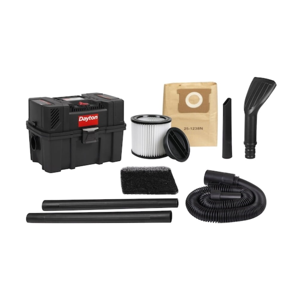 Dayton Shop Vacuum,13 in H,18 in L 61HV79