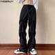 thumbnail image 5 of INCERUN 2024 Pantalones de estilo coreano para hombre, diseño deconstructivo, ropa de calle informal, pantalones de pierna ancha sólidos que combinan con todo, tallas S-5XL, 5 of 5