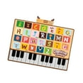 thumbnail image 4 of Tapete para piano, tapete táctil para baile musical con 26 alfabetos, tapete para teclado de piano de piso para niños de 1, 2, 3, 4, 5 años, niñas y, 4 of 10