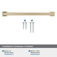 thumbnail image 5 of Amerock Lintel 8-13/16 inch (224mm) Center-to-Center Golden Champagne Cabinet Pull, 5 of 7
