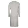 thumbnail image 7 of Diufon Plus Size Nightdress for Women Soft Long Sleeve V Neck Nightgown Casual Solid Color Home Sleepwear, 7 of 7