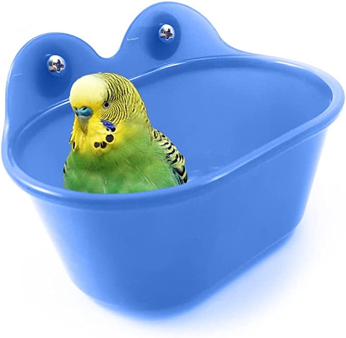 Egebert Mirrored Bird Bathroom, Bird Bathing Box for Small Parrots