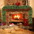 thumbnail image 4 of Vikakiooze 2023 Pvc Christmas Decoration Rattan Door Hanging Decoration (with No Lights/with Lights), 4 of 4