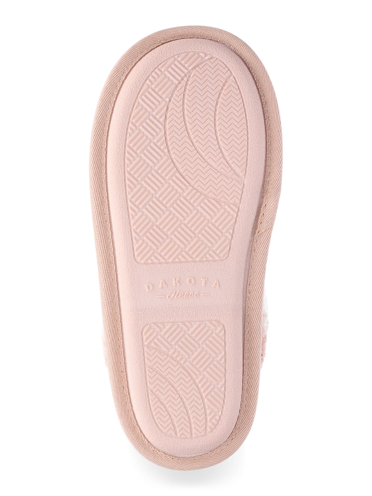 Dakota Fleece Girls Smiley Cozy Comfort Slippers