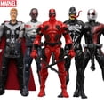 thumbnail image 2 of Figuras de acción de los vengadores de Marvel, juguetes de 30cm, Iron Man, Spiderman, Venom, Groot, Thanos, Hulk, Thor, Lobezno, regalos de cumpleaños para niños Fivean unisex, 2 of 2
