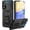Black, variant on for Samsung Galaxy A15 5G Case with Screen Protector & Slide Camera Lens Cover,Built-in 360°Rotate Magnetic Ring Stand Shockproof Protective Phone Case for Samsung A15 5G Case (Black)