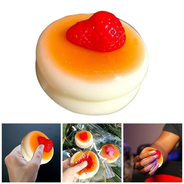 Juguete En Forma De Pastel Temática Realista De Postres Suave Y Satisfactorio Alivio De La Ansiedad Para Llevar En La Mano