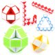 thumbnail image 2 of Muyoka Twisty Cube Magic Puzzle Toys 4Pcs 24 Link Mini Snake Cubes Construcción portátil Brain Teaser Juego Juguete educativo para niños pequeños Niños mayores de 3 años Muyoka Hogar, 2 of 7