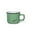 Forest Green, variant on Abbott Collection Enamel Look Stoneware Espresso Cup, Yellow
