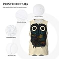 thumbnail image 6 of Gaeub Owl with Mandala Men's Mesh Basketball Jersey, Quick-Drying Sleeveless Top S-4XL, Loose Muscle Tank Top -X-Large, 6 of 9