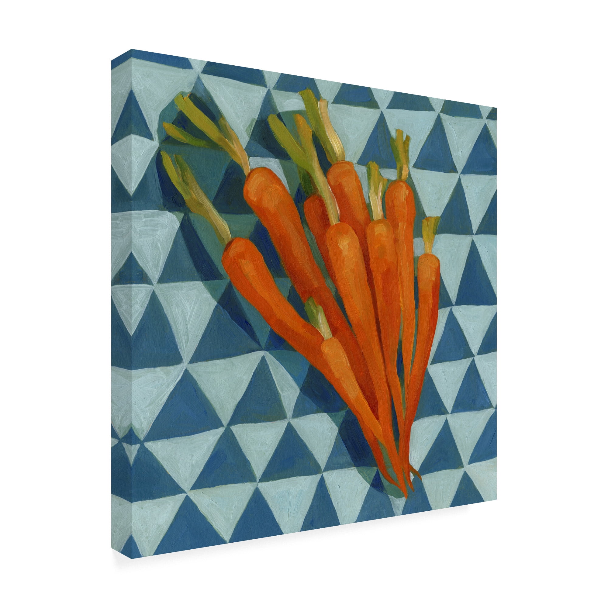 Trademark Fine Art 'Geo Veggies III' Canvas Art by Emma Scarvey