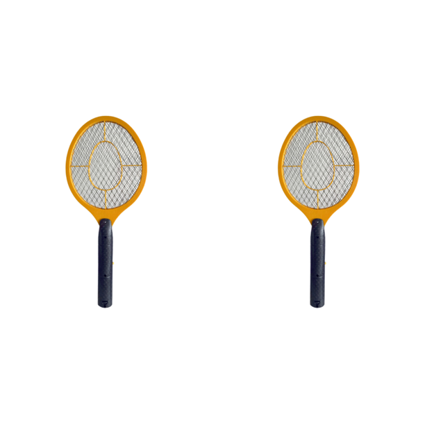 Raqueta Bug Zapper Matamoscas Eléctrico Batería Mano Powe () Rojo Amarillo