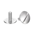thumbnail image 1 of Unique Bargains M3x8mm Extra Large Flat Head Slotted Screws, 8 Pack 304 Stainless Steel Bolts, 1 of 5