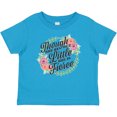 thumbnail image 3 of Inktastic Though She Be but Little She is Fierce with Flower Circle Illustration Girls Baby T-Shirt, 3 of 5
