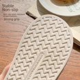 thumbnail image 3 of Zapatillas de algodón para mujer, otoño e invierno, para interior del hogar, cálidas, de confinamiento, antideslizantes, de algodón, para hombre, invierno, 3 of 7