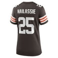 thumbnail image 3 of Women's Nike Kahlef Hailassie  Brown Cleveland Browns Team Game Jersey, 3 of 7