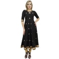 thumbnail image 2 of Bimba Designer Black Anarkali Kurta Indian Ethnic Gota Work Cotton Kurti-18, 2 of 2