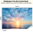 thumbnail image 3 of Peel and Stick Wallpaper Sunrise Modern Art Wall Mural Decor Self Adhesive and Removable 100in x 144in, 3 of 8