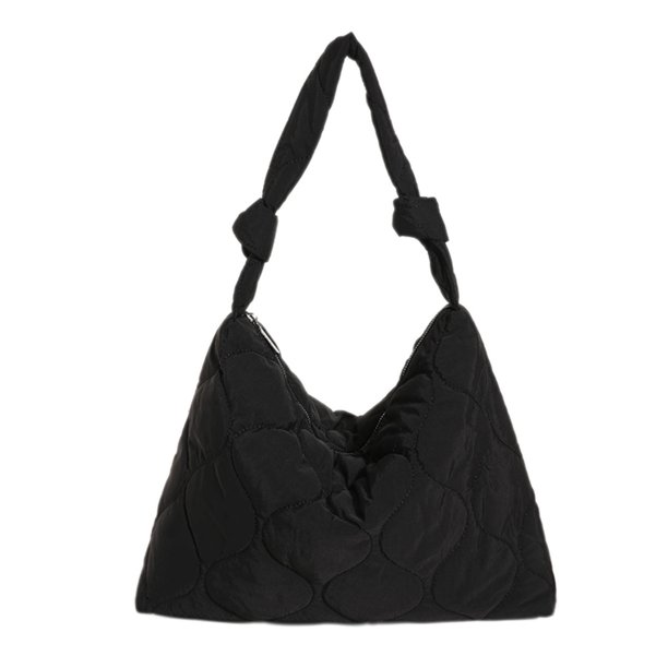 Bolso de hombro acolchado para mujer Bolso de mano acolchado suave Bolso bandolera ligero y versátil