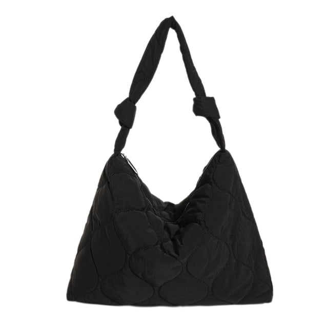 Bolso de hombro acolchado para mujer Bolso de mano acolchado suave Bolso bandolera ligero y versátil