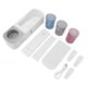 thumbnail image 1 of Soporte para cepillos de dientes de pared con esterilización UV y carga USB, organizador inteligente para baño, 1 of 8
