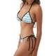 thumbnail image 2 of Balery Blue and White Squares Pijama Estampado Bikini de Dos Piezas para Mujer - Conjunto de Bikini Ajustable Sexy y Cómodo para Playa, 2 of 6