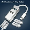 thumbnail image 6 of Lifetechs Docking Station High-speed Transmission Multi-purpose Plug Play USB3.0 USB2.0 TF/SD-card Mini Cable Hub for Mouse, 6 of 8