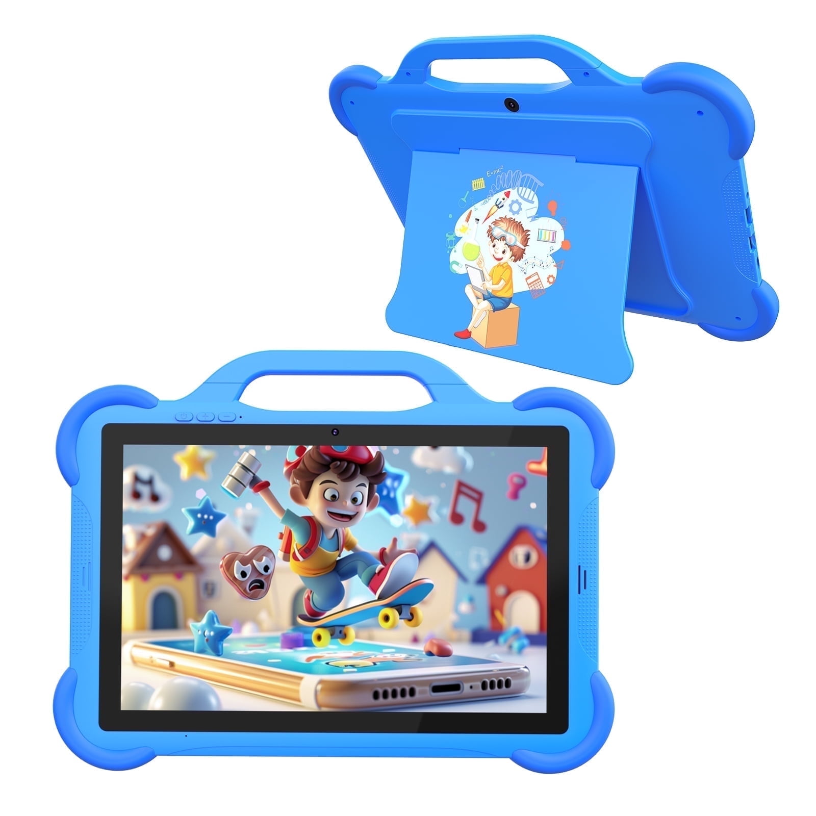 Peicheng AT11K (2025) 10 in 1280x800 HD Tablet for Kids, Front-Facing Camera, 32GB, Android 14.0, Wi-Fi Bundle