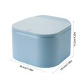 thumbnail image 3 of Hwkond Kitchen Trash Can Desktop Trash Can Living Room High Value Waste Basket Household One Button Press With Lid Large Capacity Office Plastic Plastic Trash Can on Clearance, 3 of 7