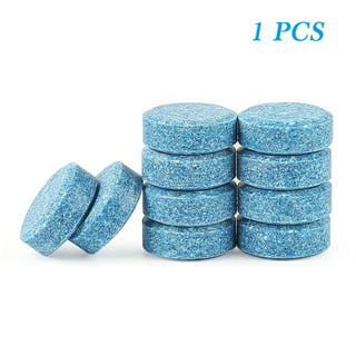Frylr 60 Pieces Car Windshield Washer Fluid Tablets, Glass Washer Fluid  Tablets, Solid Concentrated Effervescent Washer Tablets for