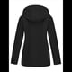 thumbnail image 5 of Chaqueta Impermeable para Mujer, Cortavientos con Capucha, Ideal para Senderismo, Viajes y Actividades Al Aire Libre. Negro L, 5 of 8