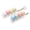 T7-C, variant on Keyboard Fidget Toy Keyboard Fidget Keychain 4-in-1 Decompression Button Finger Clicker with LED Light Stress Relief Gifts for Kids Adults Women