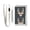 Sleep Cute Deer, variant on JIALIOU Nylon Trifold Card Wallet with ID Window Zipper Pocket for Men Women Teen Hand Drawn Camera