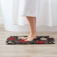 thumbnail image 3 of Rose Rugs Washable Cover Floor Rug Carpets Home Decorations for Bathroom Kitchen Bedroom Indoor 31.5x20 inch, 3 of 6