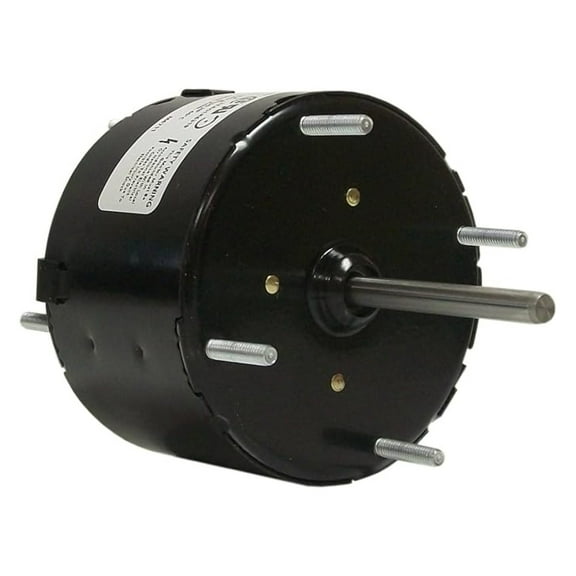Shaded Pole Motor D540 - 115V 1500 RPM 1/100 HP CW Rotation - 3.3 Inch Diameter Sleeve Bearing Electric Motor for Fans, Blowers, and Small Appliances