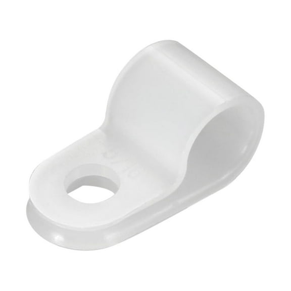 20Pcs Nylon R-type Cable Clamp Organizer Cord Clips for Wire Management 7.9mm