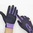 thumbnail image 2 of Guantes para deportes al aire libre, otoño e invierno, resistentes al viento, forro polar, pantalla táctil, para hombres y mujeres, montañismo, antideslizantes, impermeables, guantes de esquí cálidos, 2 of 5